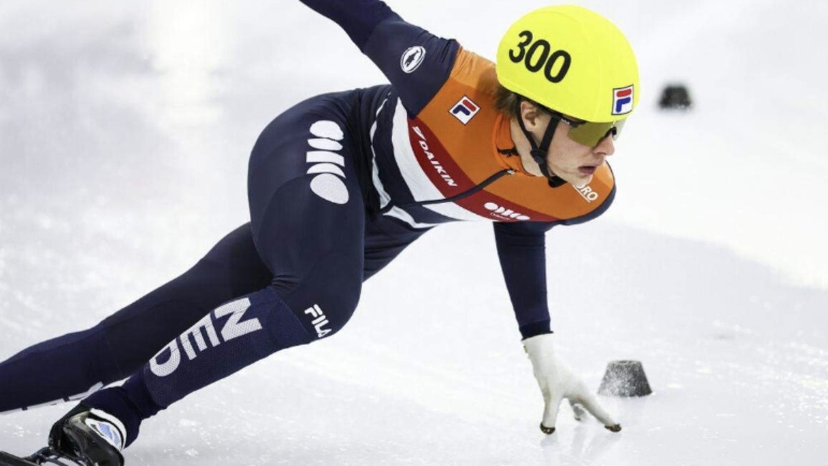 Shorttracker Van ’t Wout wint 1000 meter bij World Tour Tilburg | De